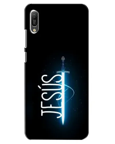 Чехол для Huawei Y6 2019 с картинкой «Меч Духа Jesus»