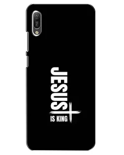 Чехол для Huawei Y6 2019 с картинкой «Вертикаль веры Jesus»