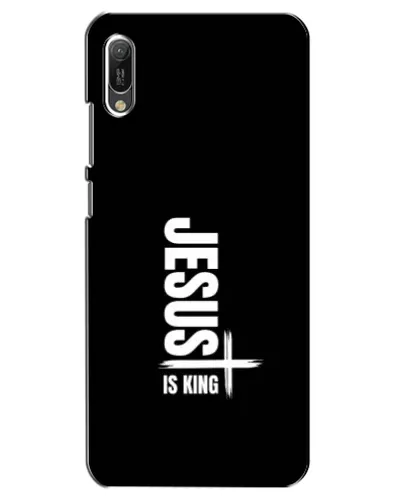 Чехол для Huawei Y6 2019 с картинкой «Вертикаль веры Jesus»