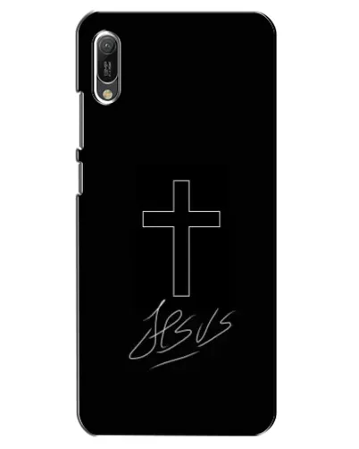 Чохол для Huawei Y6 2019 з картинкою «Графічний хрест Jesus» Чохол для Huawei Y6 2019 з картинкою «Графічний хрест Jesus»