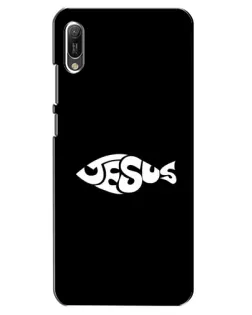 Чохол для Huawei Y6 2019 з картинкою «Риба  Jesus»
