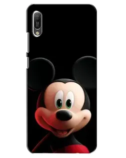 Чехол для Huawei Y6 2019 с картинкой «Улыбающийся Микки Маус»