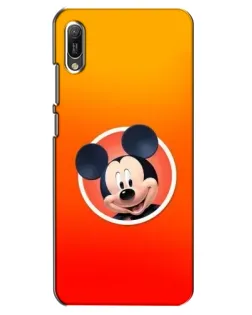 Чехол для Huawei Y6 2019 с картинкой «Mickey в круге»
