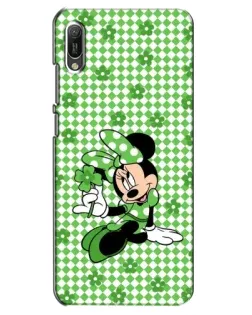 Чехол для Huawei Y6 2019 с картинкой «Mickey в клетку»