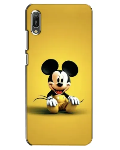 Чехол для Huawei Y6 2019 с картинкой «Микки на желтом» Чехол для Huawei Y6 2019 с картинкой «Микки на желтом»