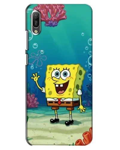 Чехол для Huawei Y6 2019 с картинкой «Подводный привет»