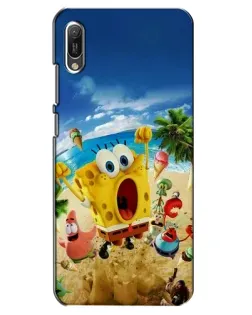 Чехол для Huawei Y6 2019 с картинкой «Развлечения на пляже»