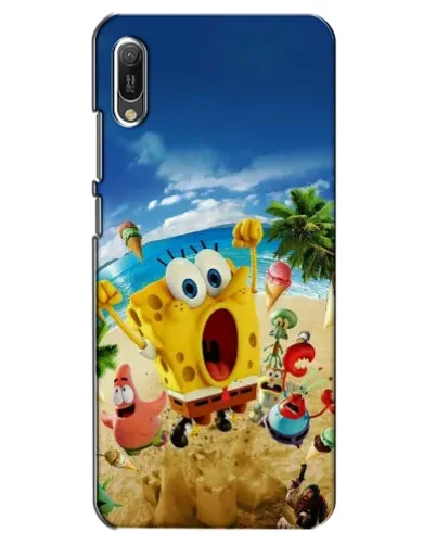 Чехол для Huawei Y6 2019 с картинкой «Развлечения на пляже»