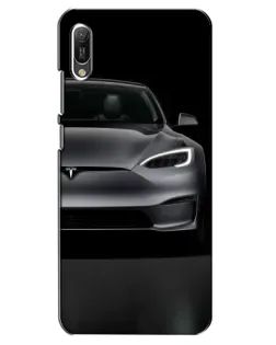 Чехол для Huawei Y6 2019 с картинкой «Tesla Model S Look»