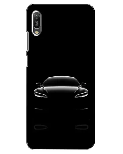 Чехол для Huawei Y6 2019 с картинкой «Силуэт Tesla Night» Чехол для Huawei Y6 2019 с картинкой «Силуэт Tesla Night»