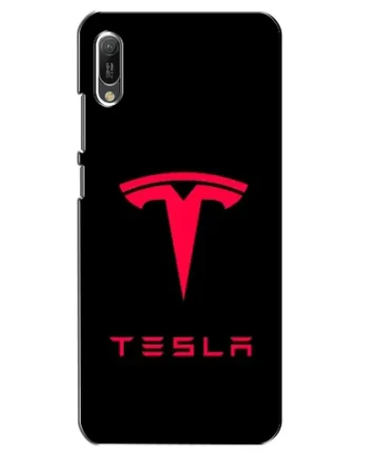 Чехол для Huawei Y6 2019 с картинкой «Tesla Red Logo» Чехол для Huawei Y6 2019 с картинкой «Tesla Red Logo»