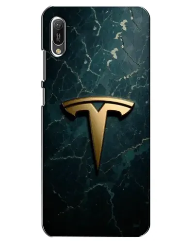 Чехол для Huawei Y6 2019 с картинкой «Мраморная Tesla Gold» Чехол для Huawei Y6 2019 с картинкой «Мраморная Tesla Gold»