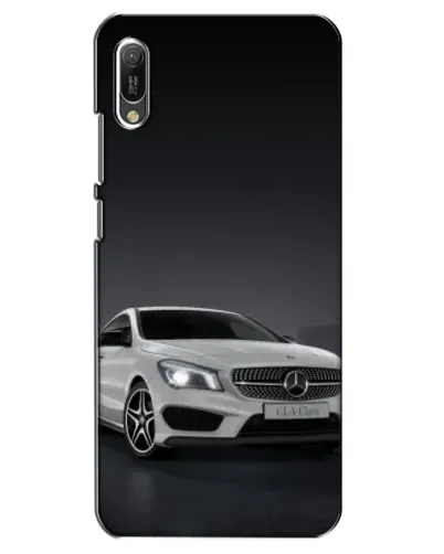 Чехол для Huawei Y6 2019 с картинкой «Mercedes AMG GT Silver»