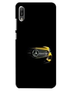 Чехол для Huawei Y6 2019 с картинкой «Mercedes — ретро стиль»