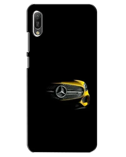Чехол для Huawei Y6 2019 с картинкой «Mercedes — ретро стиль»