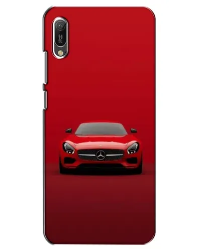 Чехол для Huawei Y6 2019 с картинкой «Красный Mercedes AMG»