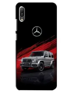 Чехол для Huawei Y6 2019 с картинкой «Mercedes G-Class красный»