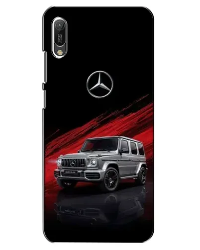 Чехол для Huawei Y6 2019 с картинкой «Mercedes G-Class красный»