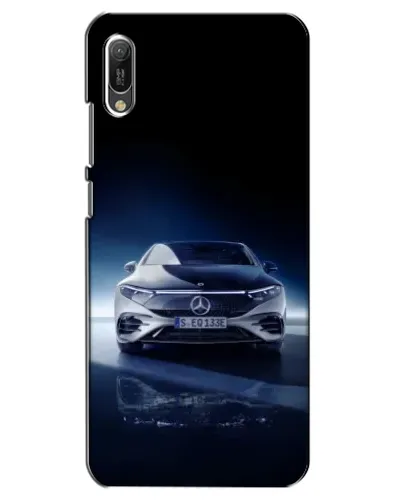Чехол для Huawei Y6 2019 с картинкой «Ночной Mercedes EQ»