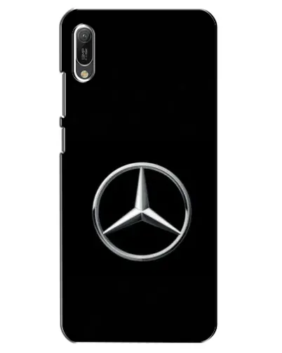 Чехол для Huawei Y6 2019 с картинкой «Mercedes классический лого»