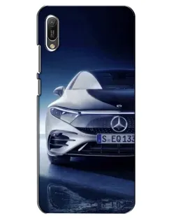 Чехол для Huawei Y6 2019 с картинкой «Mercedes EQ — будущее»
