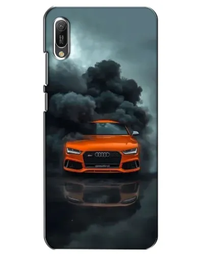 Чехол для Huawei Y6 2019 с картинкой «Audi в облаках дыма» Чехол для Huawei Y6 2019 с картинкой «Audi в облаках дыма»