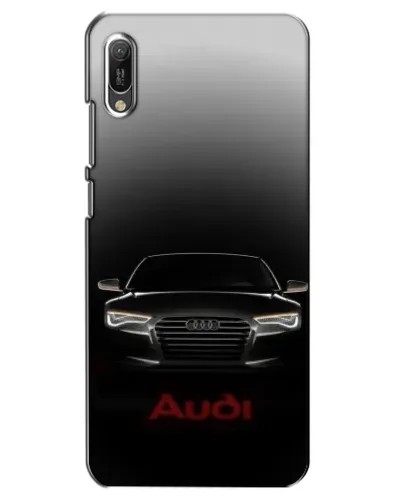 Чехол для Huawei Y6 2019 с картинкой «Audi — градиентный контур» Чехол для Huawei Y6 2019 с картинкой «Audi — градиентный контур»