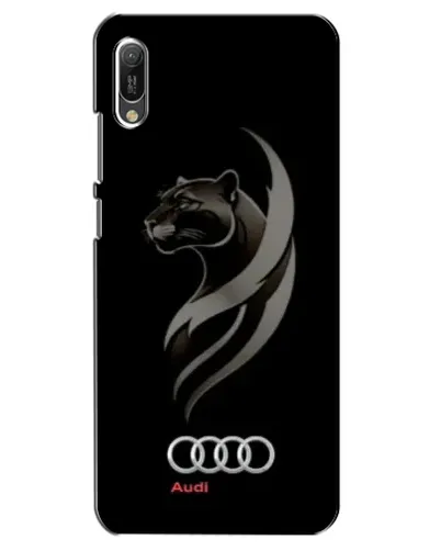 Чехол для Huawei Y6 2019 с картинкой «Графика — пантера и Audi» Чехол для Huawei Y6 2019 с картинкой «Графика — пантера и Audi»