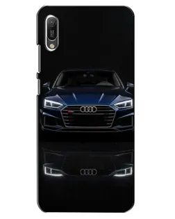Чехол для Huawei Y6 2019 с картинкой «Audi — ночное отражение»