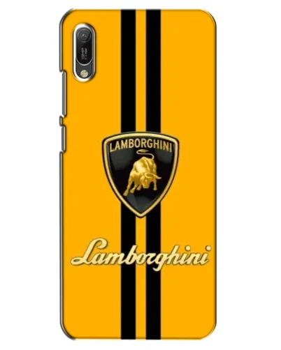 Чехол для Huawei Y6 2019 с картинкой «Lamborghini Stripe желтый» Чехол для Huawei Y6 2019 с картинкой «Lamborghini Stripe желтый»