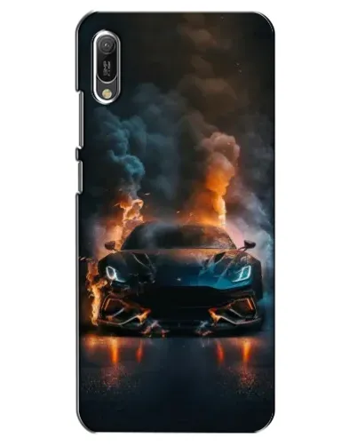 Чехол для Huawei Y6 2019 с картинкой «Lamborghini дымная эстетика» Чехол для Huawei Y6 2019 с картинкой «Lamborghini дымная эстетика»