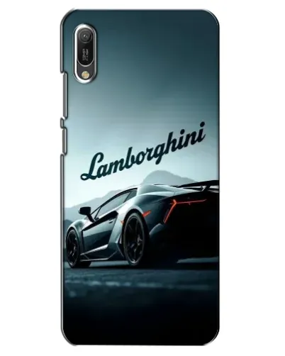 Чехол для Huawei Y6 2019 с картинкой «Классическая надпись Lamborghini» Чехол для Huawei Y6 2019 с картинкой «Классическая надпись Lamborghini»