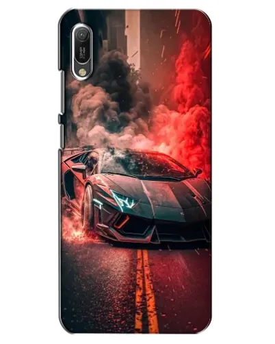 Чехол для Huawei Y6 2019 с картинкой «Lamborghini красный дым» Чехол для Huawei Y6 2019 с картинкой «Lamborghini красный дым»