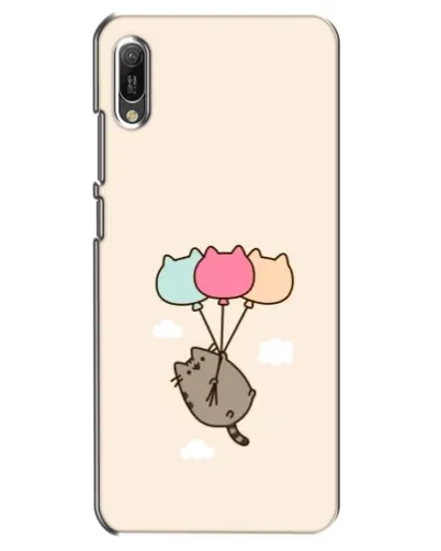 Чехол для Huawei Y6 2019 с картинкой «Пушин на шариках»