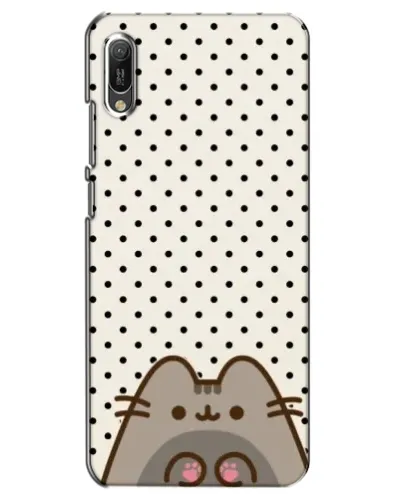 Чехол для Huawei Y6 2019 с картинкой «Пушин в горошек»