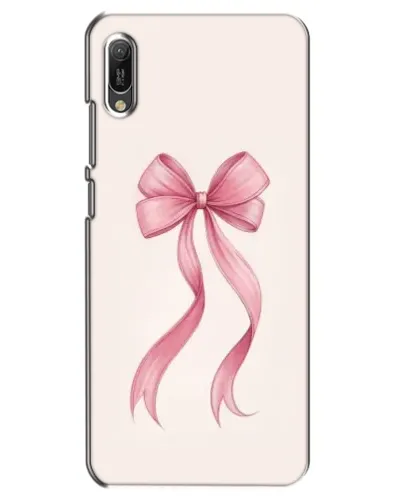 Чехол для Huawei Y6 2019 с картинкой «Розовый бант»