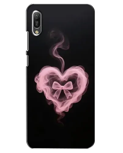 Чехол для Huawei Y6 2019 с картинкой «Дымчатое сердце»
