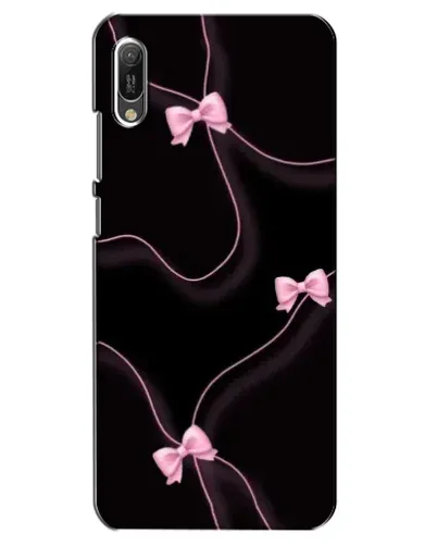 Чехол для Huawei Y6 2019 с картинкой «Розовые ленты»
