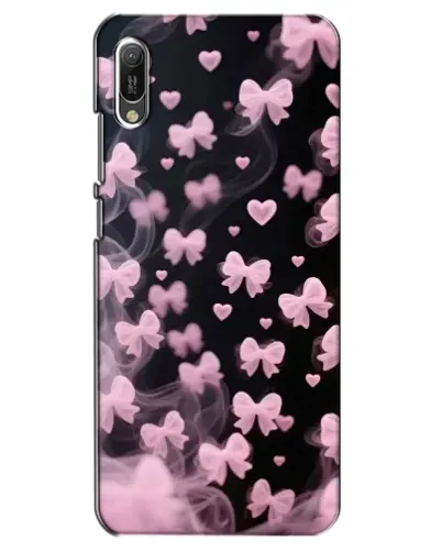 Чехол для Huawei Y6 2019 с картинкой «Неоновое кружево»
