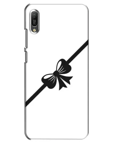 Чехол для Huawei Y6 2019 с картинкой «Диагональный бант»