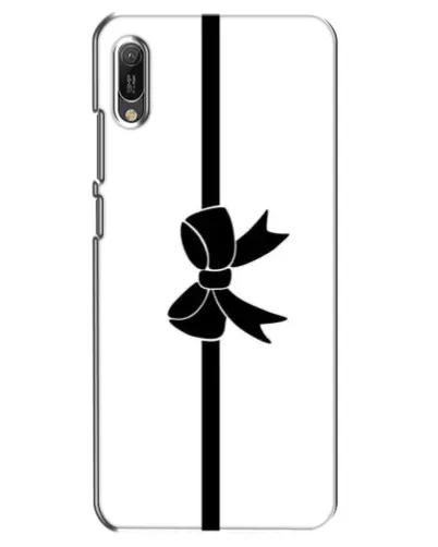 Чехол для Huawei Y6 2019 с картинкой «Вертикальный бант»