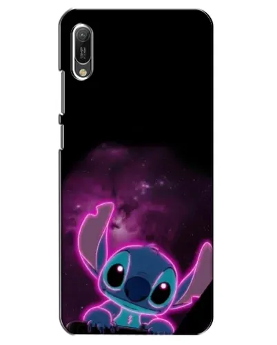 Чехол для Huawei Y6 2019 с картинкой «Неоновый Stitch»