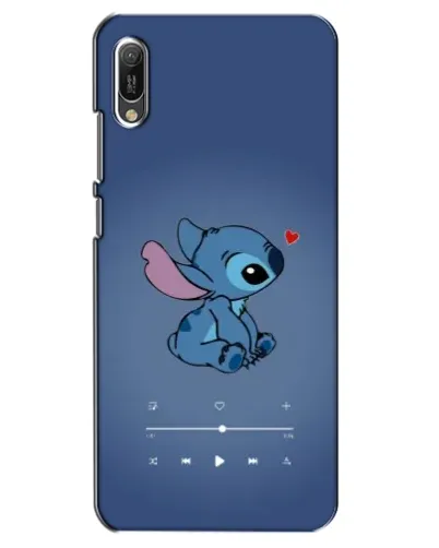 Чехол для Huawei Y6 2019 с картинкой «Музыкальный Stitch»
