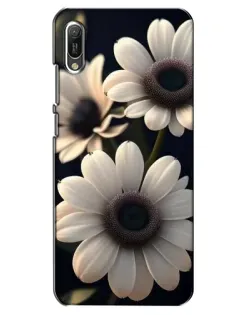 Чехол для Huawei Y6 2019 с картинкой «Белые маргаритки макро» Чехол для Huawei Y6 2019 с картинкой «Белые маргаритки макро»