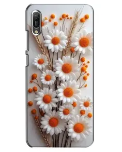 Чехол для Huawei Y6 2019 с картинкой «Белые сухоцветы» Чехол для Huawei Y6 2019 с картинкой «Белые сухоцветы»