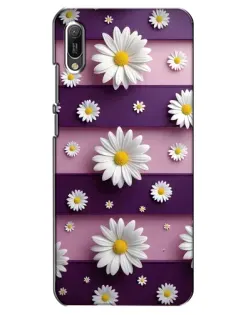 Чехол для Huawei Y6 2019 с картинкой «Ромашки на фиолетовом» Чехол для Huawei Y6 2019 с картинкой «Ромашки на фиолетовом»