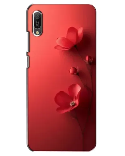 Чехол для Huawei Y6 2019 с картинкой «Маковые соцветия»