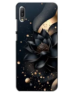 Чехол для Huawei Y6 2019 с картинкой «Черный лотос» Чехол для Huawei Y6 2019 с картинкой «Черный лотос»