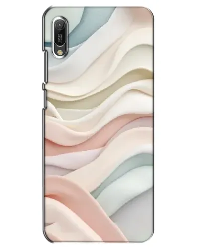Чехол для Huawei Y6 2019 с картинкой «Пастельные нежные волны» Чехол для Huawei Y6 2019 с картинкой «Пастельные нежные волны»