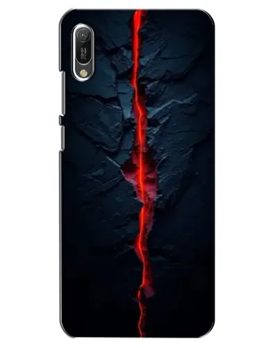 Чехол для Huawei Y6 2019 с картинкой «Kрасная лавовая трещина» Чехол для Huawei Y6 2019 с картинкой «Kрасная лавовая трещина»